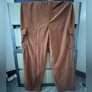 Corduroy Sinched-Back pants